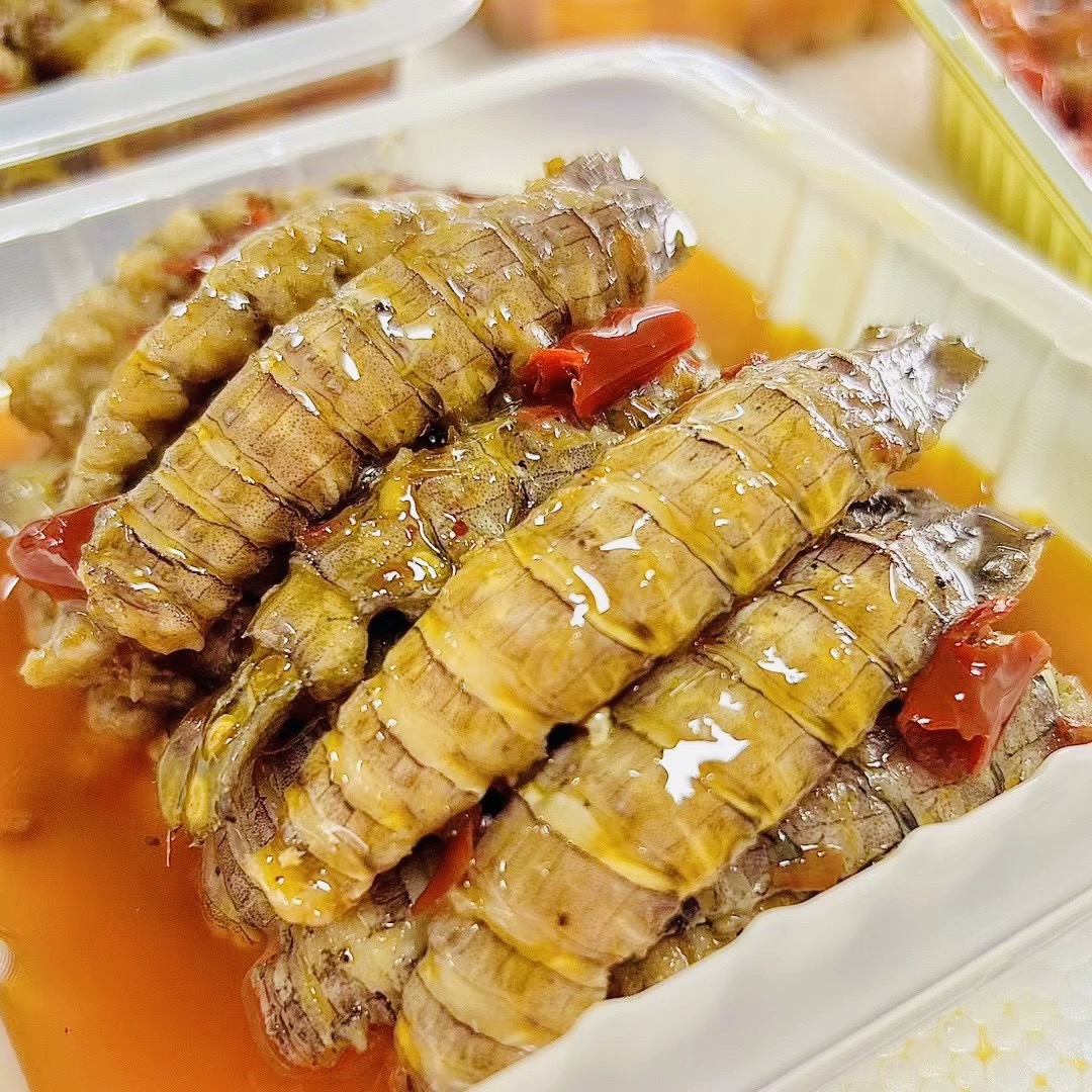 香辣皮皮虾肉即食两盒共500g麻辣虾爬子熟食小海鲜 顺丰包邮