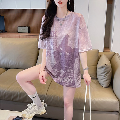 设计感小众小个子速干短袖t恤女
