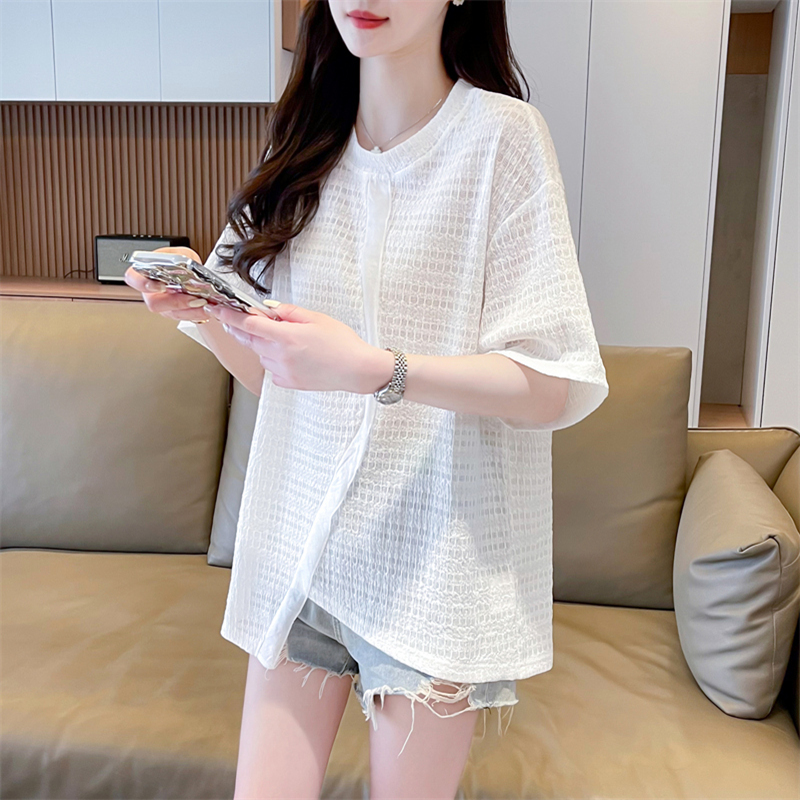 小个子百搭设计感短袖t恤女夏季