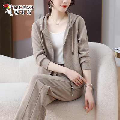 春秋运动服套装女士2025新