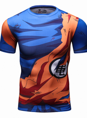 Dragon Ball 3D Printed Short Sleeves龙珠系列3D打印圆领短袖22