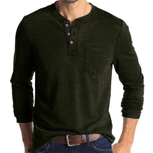 Stand up collar long sleeved button up top立领长袖纽扣上衣