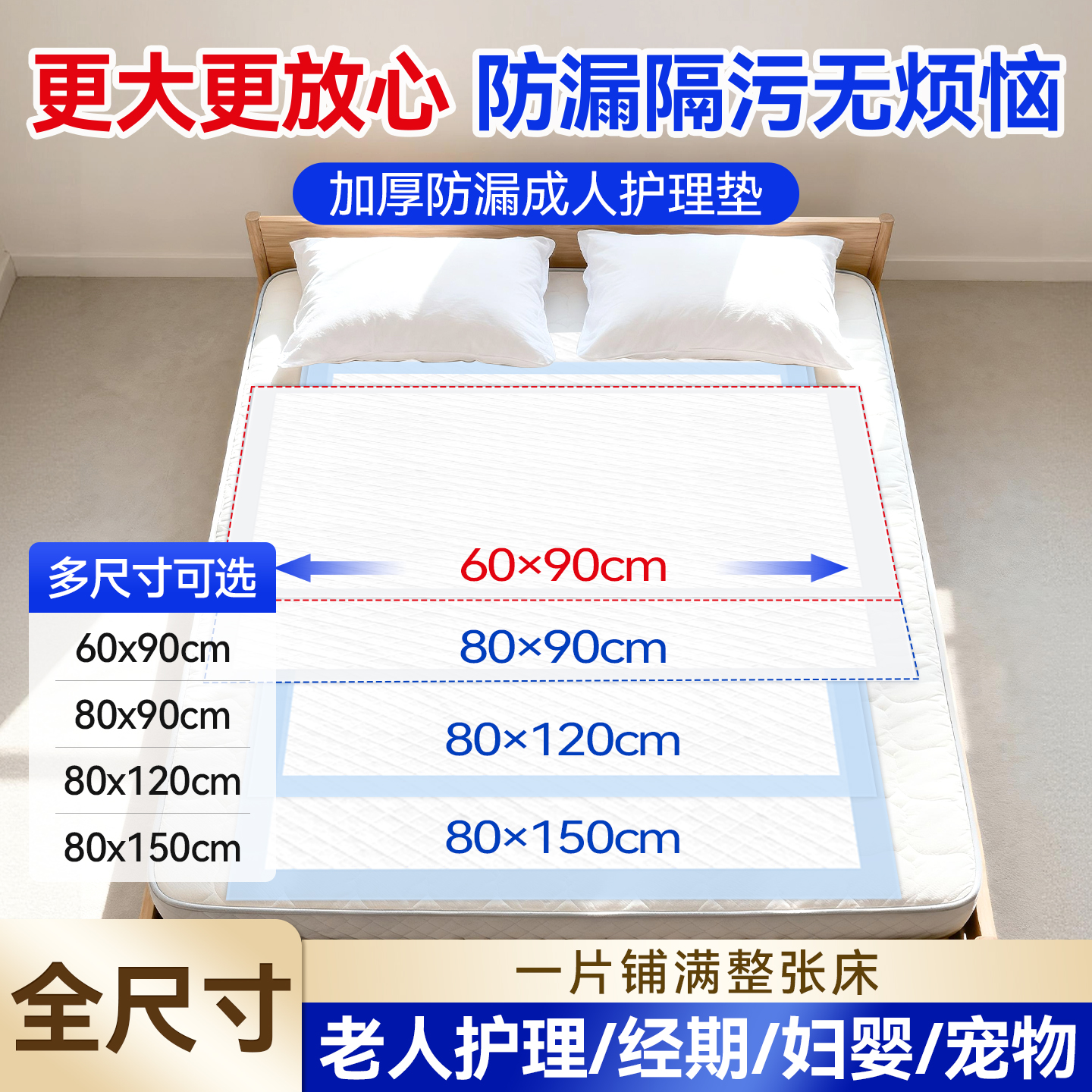 康满馨成人护理垫加厚大码