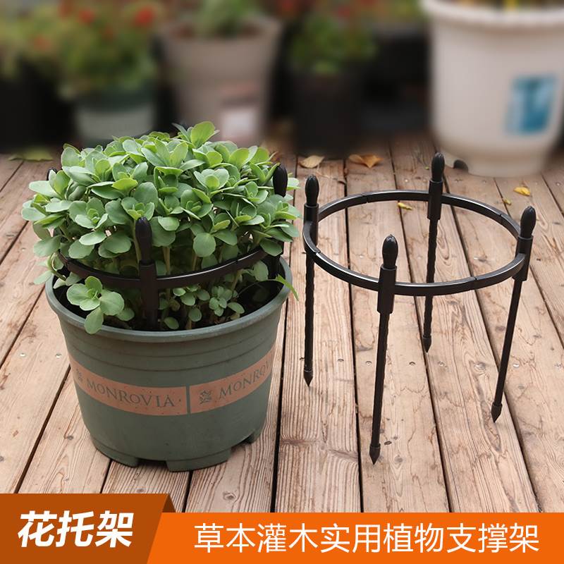 铁艺花架支撑杆托矮植专图片