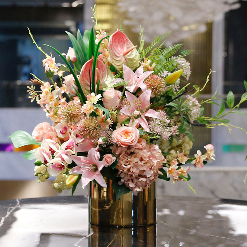 仿真花酒店别墅商场前台玄关