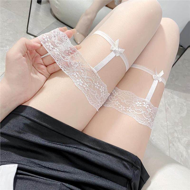 夜丝「欲腿情袜」大尺码吊带丝袜女性感白丝袜纯欲蕾丝袜过膝高筒,女士内衣/男士内衣/家居服,长筒袜,淘宝优惠券,粉丝福利购,淘宝优惠卷