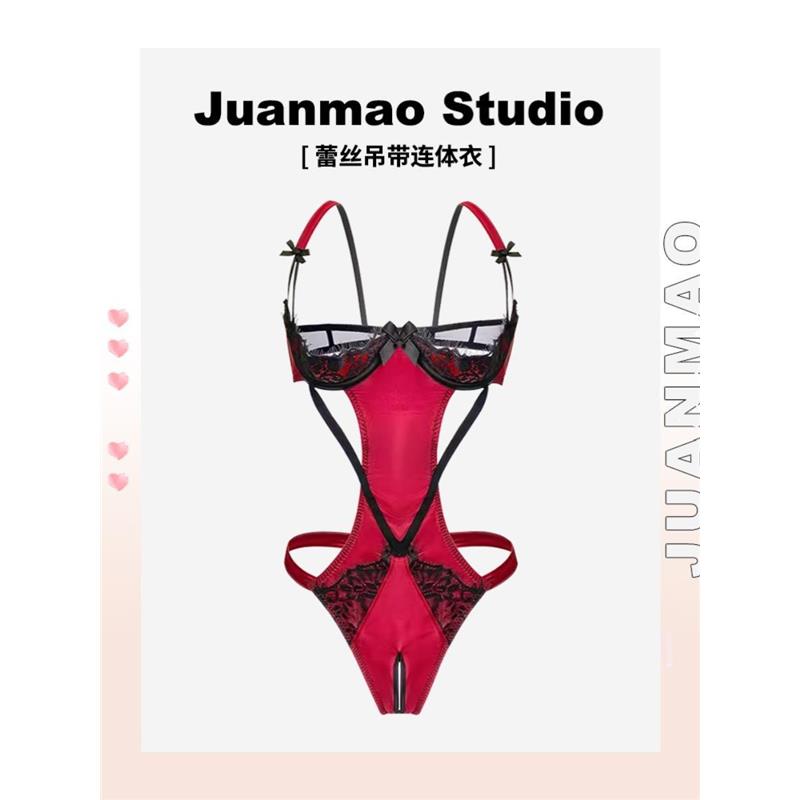 血滴子性感睡衣小胸聚拢款修身连体衣性感房事高级感2024新款套装