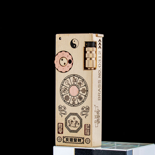 OMJ欧米嘉5代侧滑煤油打火机定制款十二生肖百家姓私人订制打火机