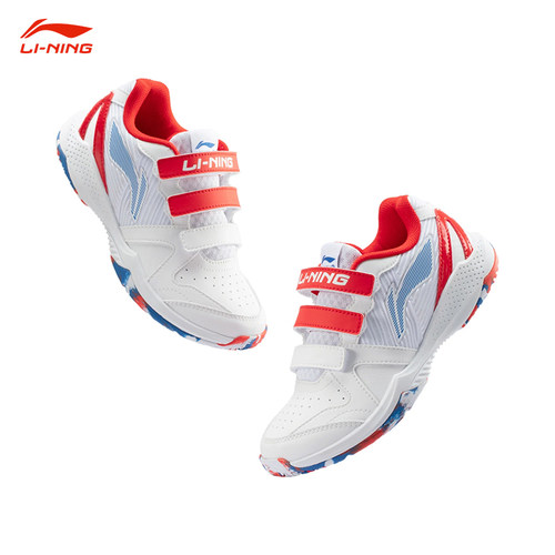 李宁羽毛球鞋2025新品雷霆JR青少年儿童鞋防滑耐磨羽毛球训练鞋