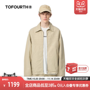 商场同款 上衣男女同款 夏新款 衬衫 宽松简约时尚 TOFOURTH外套