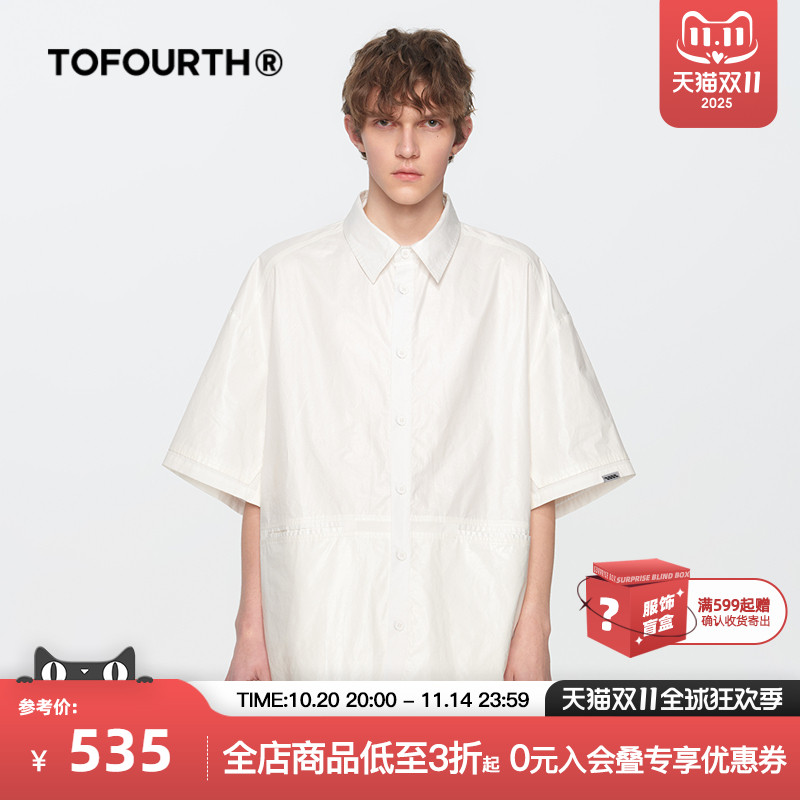 夏季短袖衬衣TOFOURTH