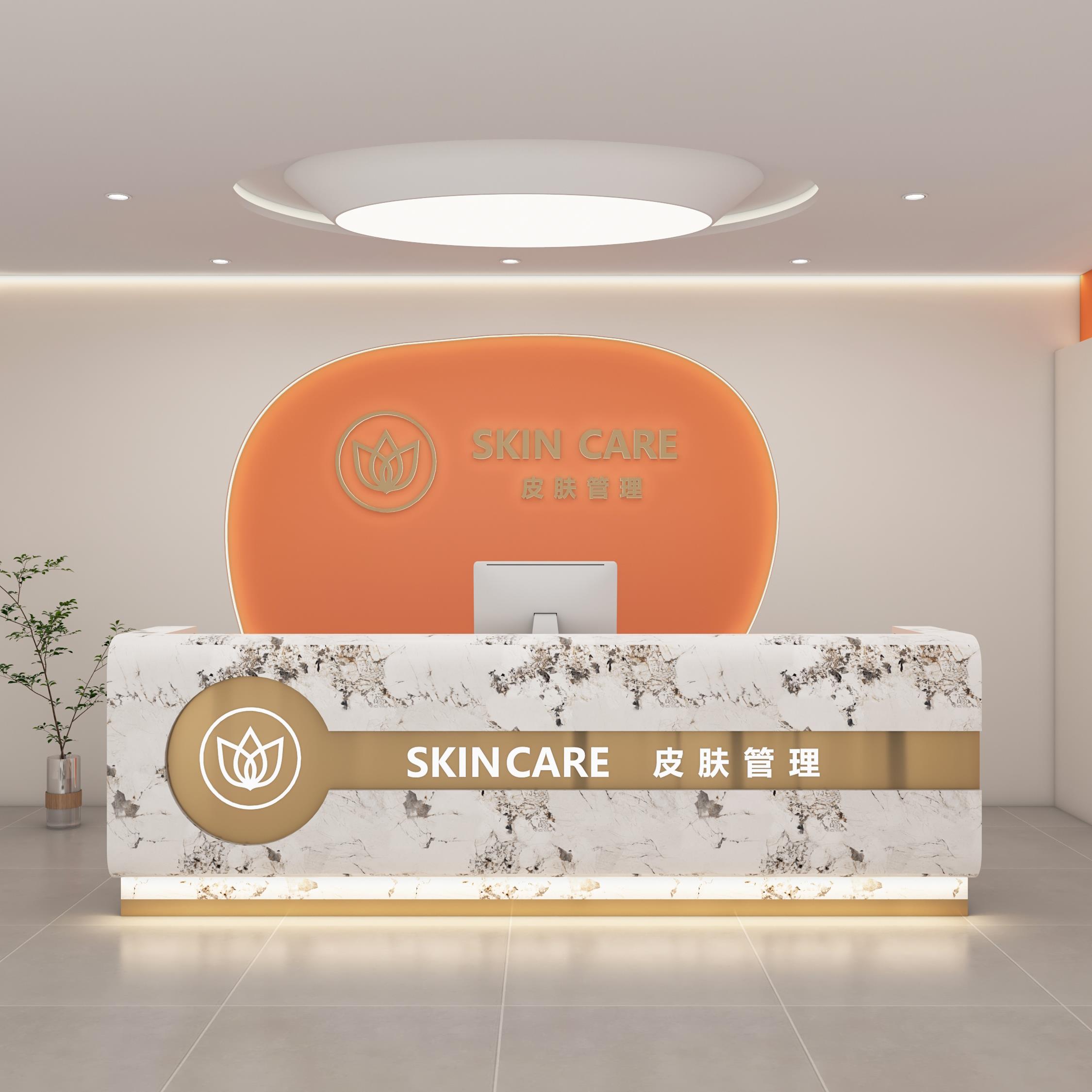 轻奢高级感简约美容院服