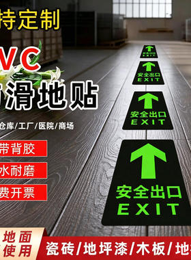 夜光自发光安全出口疏散指示牌