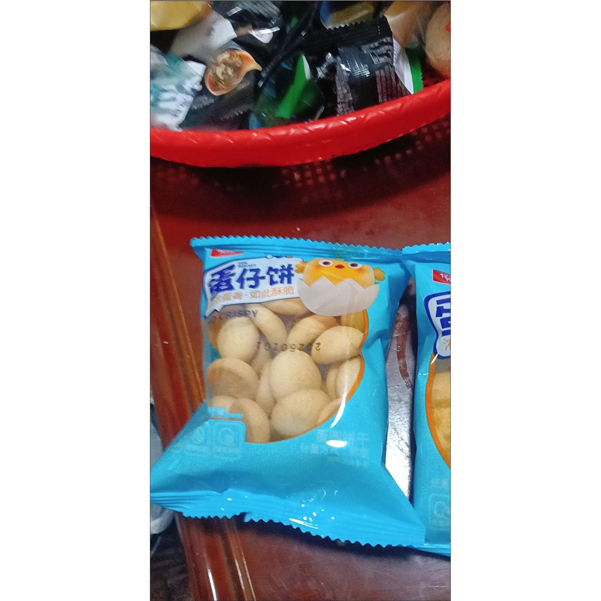 忆乐奇【买1送2】新鲜蛋仔小圆饼干解馋办公室充饥酥脆零食小包装