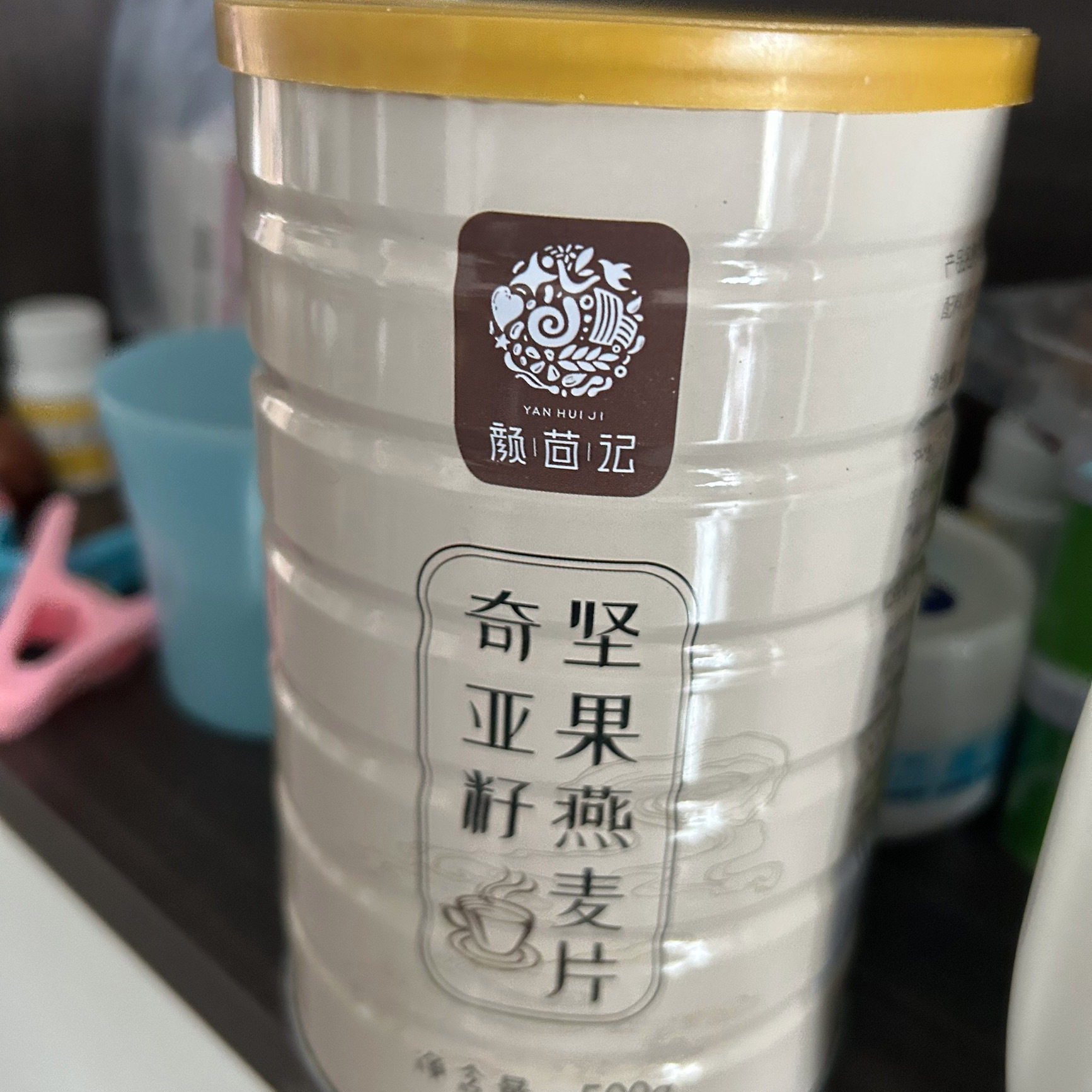 颜茴记 坚果燕麦片无糖精中老年人免煮粗粮早餐主食
