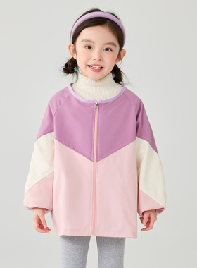 女童秋冬防水罩衣长袖护衣羽绒服宝宝吃饭画画防脏防水洋气罩衫