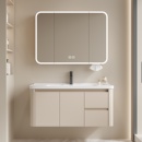 蜂窝铝太空铝浴室柜组合圆弧抽屉式 浴柜一体盆洗手盆洗脸盆洗漱台