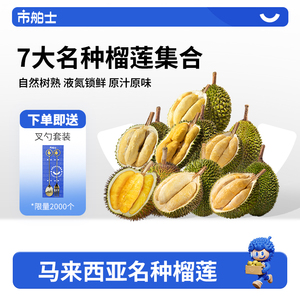 市舶士马来小品种苏丹王红肉榴莲