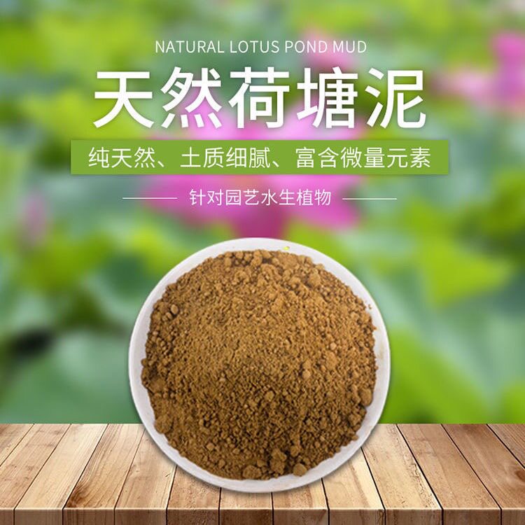 荷塘泥碗莲专用土睡莲河泥养鱼莲花水养泥块30斤淤泥土荷花专用泥