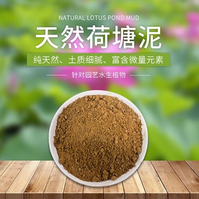 荷塘泥碗莲专用土睡莲河泥养鱼莲花水养泥块30斤淤泥土荷花专用泥