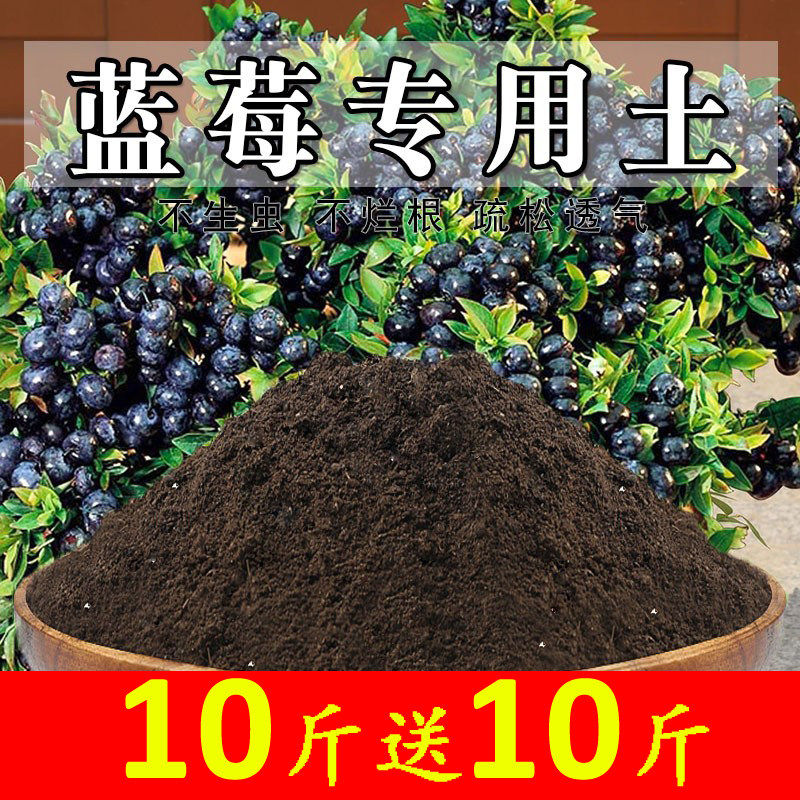 蓝莓专用土蓝莓土盆栽营养土专用酸性种花养花泥土壤种植土有机肥