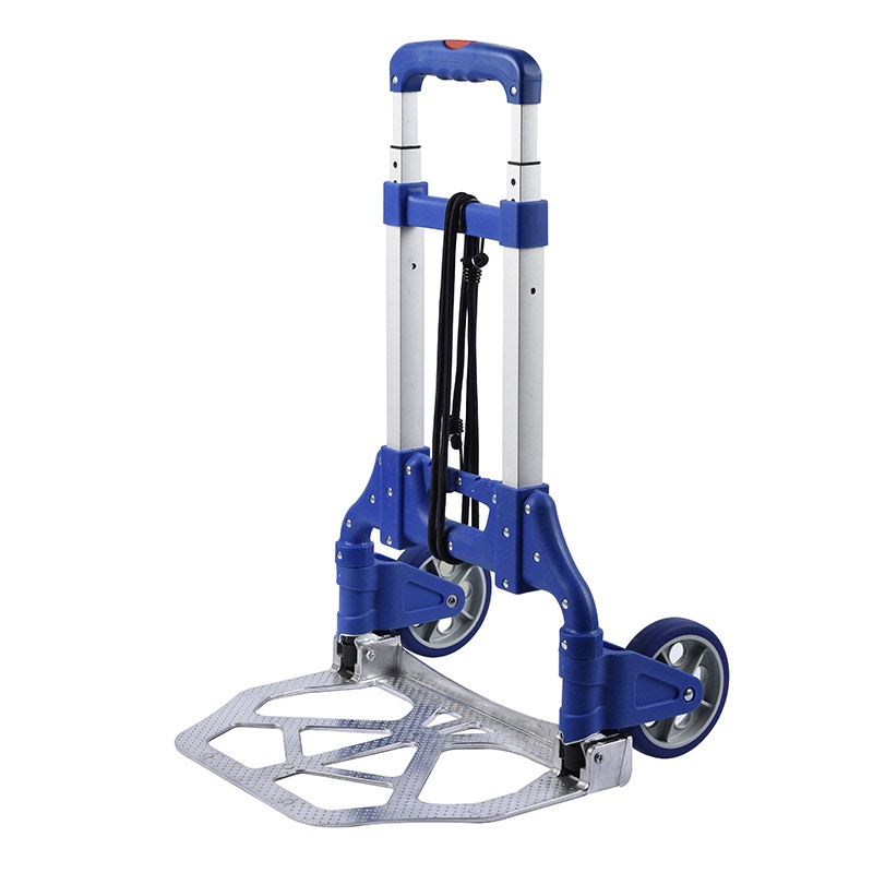 厂促二轮手推车两轮N轻便折叠家用伸缩手拉车拖车小推车拉货搬i.