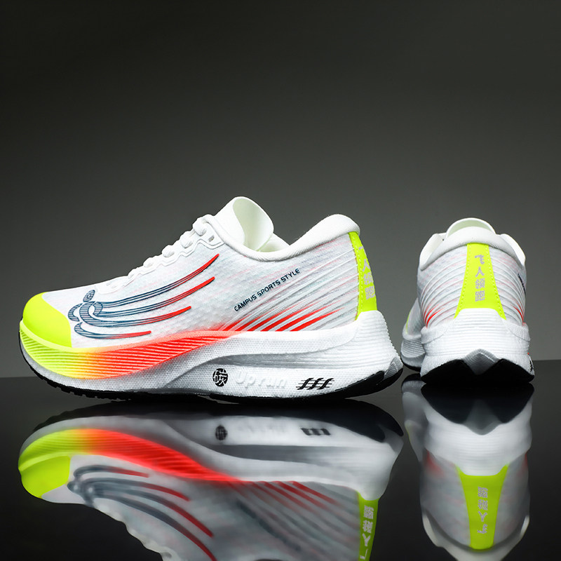 up run太空飞人竞速全掌碳板跑鞋夏季新款网面透气防滑减震运动鞋