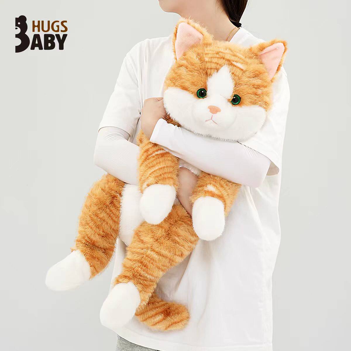 正版抱抱宝贝仿真趴趴猫咪玩偶猫猫娃娃公仔儿童睡觉抱枕生日礼物