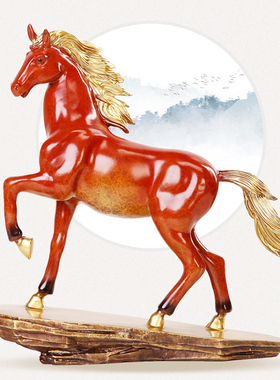 韶之红黄铜祝福轻奢客厅乔迁礼品