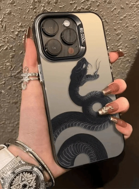 盘旋蟒蛇适用iPhone16promax手机壳苹果15/14/13/1211新款opporeno13套vivo华为mate70小米红米k80荣耀90蛇年