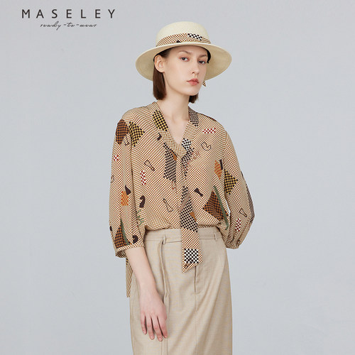 Maseley/玛塞莉中袖衬衫