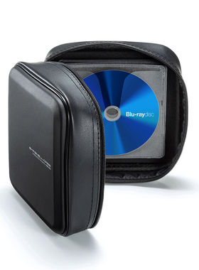 山业日本SANWA60片蓝光光碟收纳盒CD/DVD收纳包光盘包碟片包WLBD6