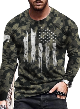 Europe and the United States 2022 summer printed T-shirtT恤