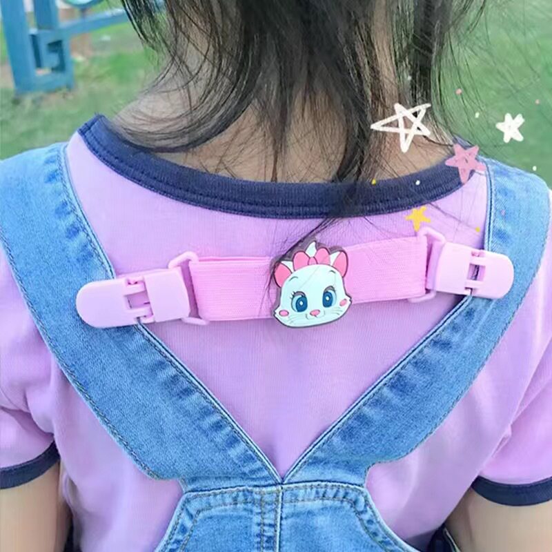 背带固定神器儿童背带裤肩带固定夹防溜肩婴儿小孩衣服吊带裙防滑
