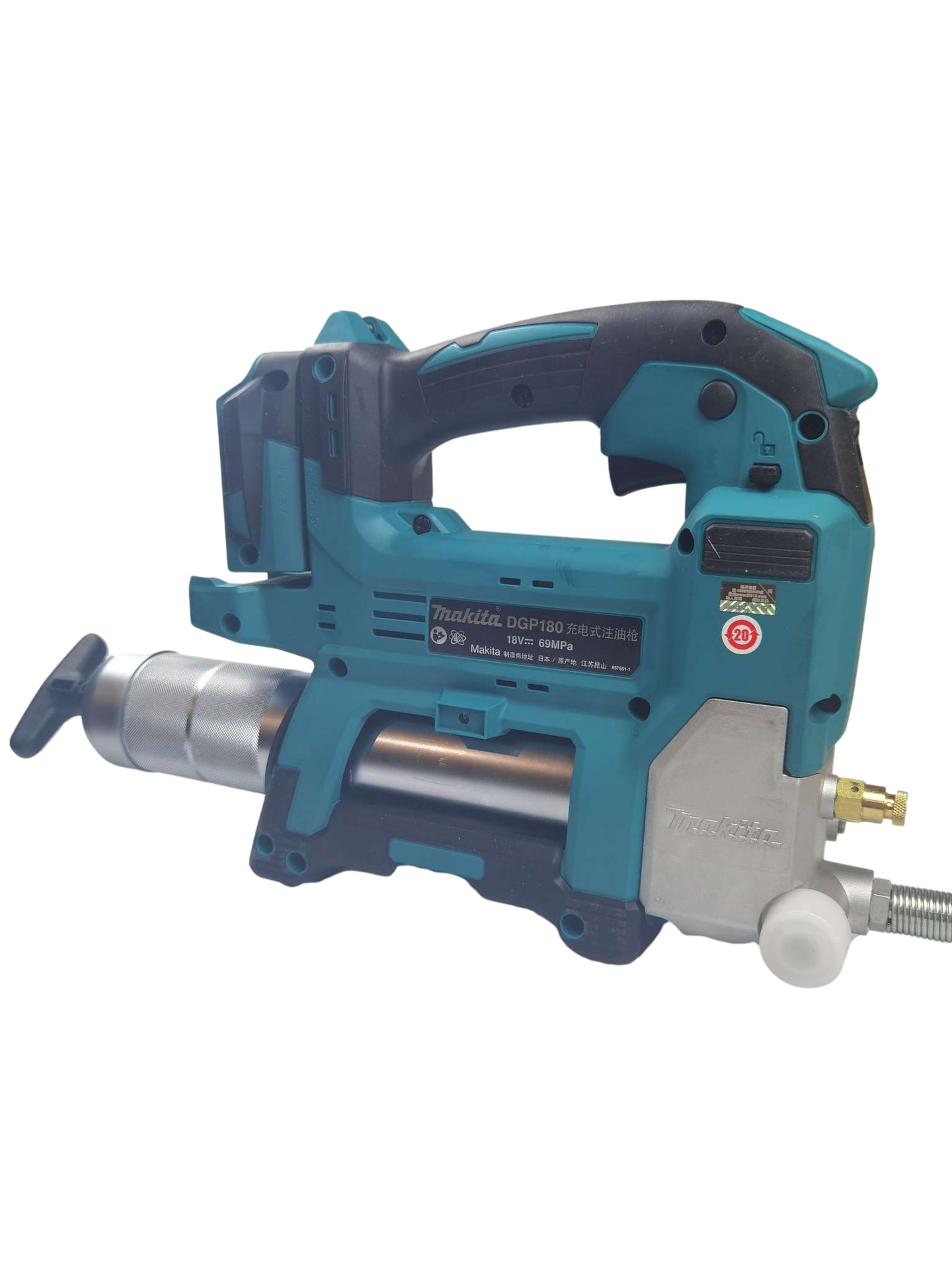 牧田充电式注油枪DGP180锂电便携式黄油枪18V无线机械设备打黄油
