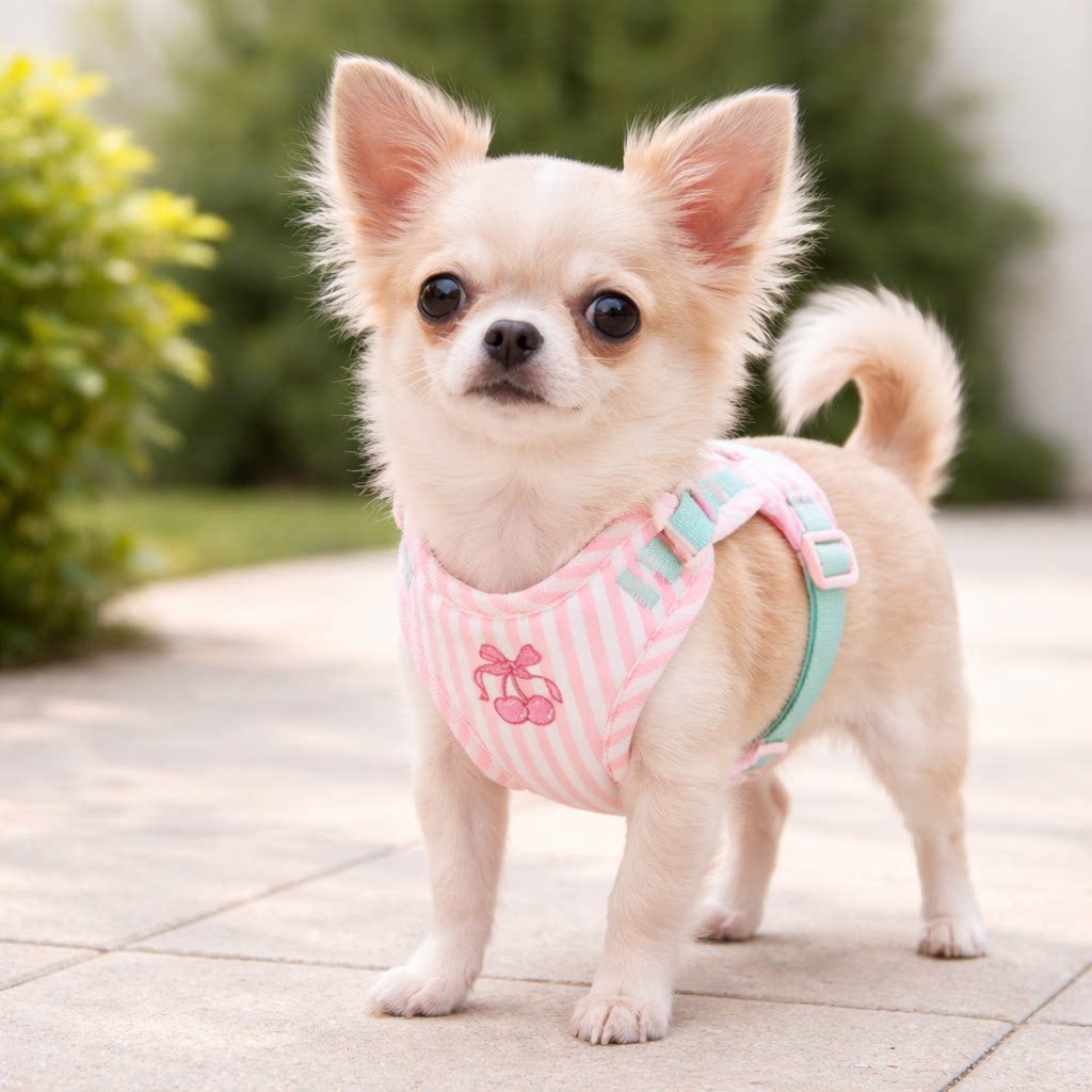 吉娃娃超小型犬胸背带背心式遛狗牵引防挣脱宠物用品胸前式耐咬