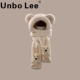 Unbo Lee可爱小熊帽子保暖围脖女秋冬季 加厚绒三件套围巾一体连帽