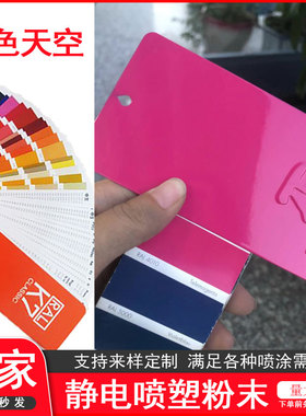 塑粉热固性静电喷涂喷塑粉末涂料RAL4003 4005 4006 4008 4010