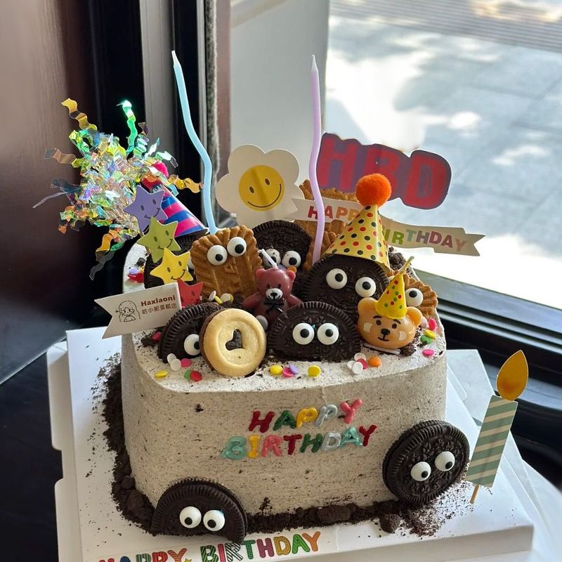 奥利奥蛋糕装饰烘焙蛋糕装饰diy