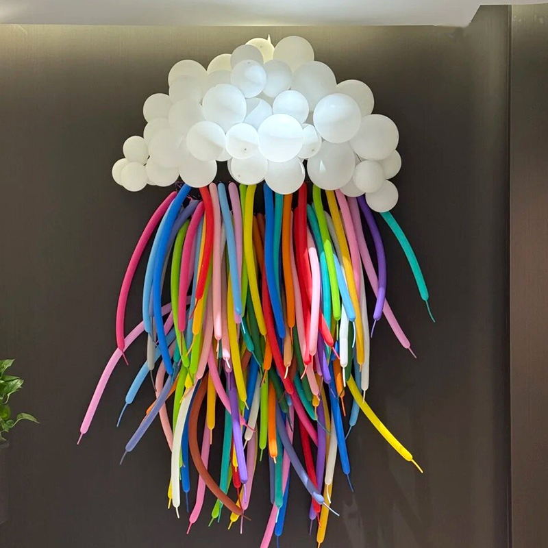 云朵气球烟花气球魔术装饰花束