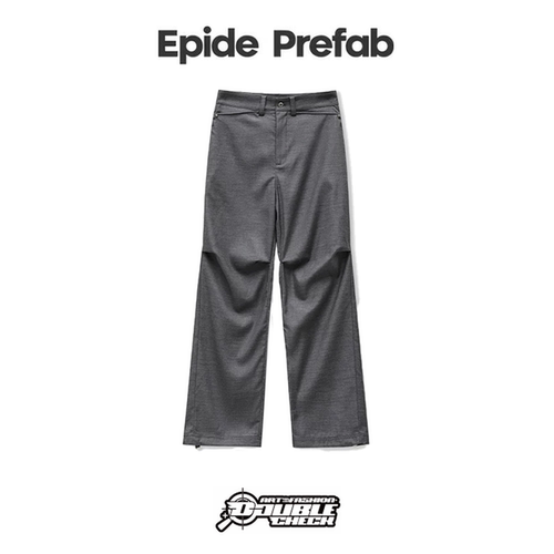 EpidePrefab磁力扣打褶西裤