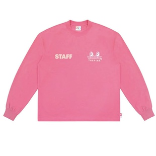 【员工限定】VandyThePink × Asics × Atmos 联名粉色STAFF长袖
