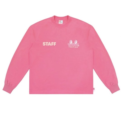 VandyThePink联名粉色STAFF长袖
