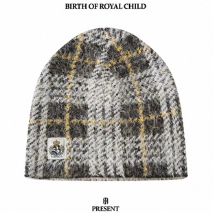 Birth Royal Child 格纹提花复古冷帽 BORC 官方正品