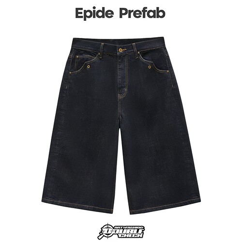 EpidePrefab七分原色牛仔裤