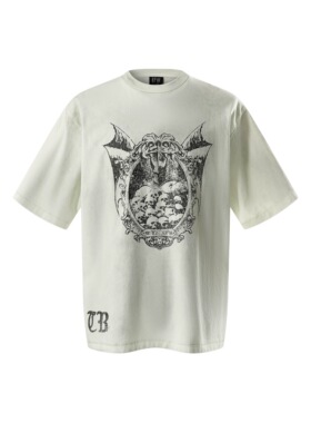 【TBHNP】TheBoyHasNoPatience曙光辉月骑士徽章印花短袖