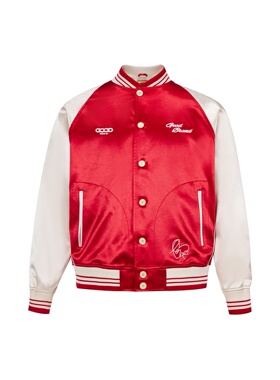 【官方正品】GOODBRAND 马年红白撞色棒球夹克外套 男女同款