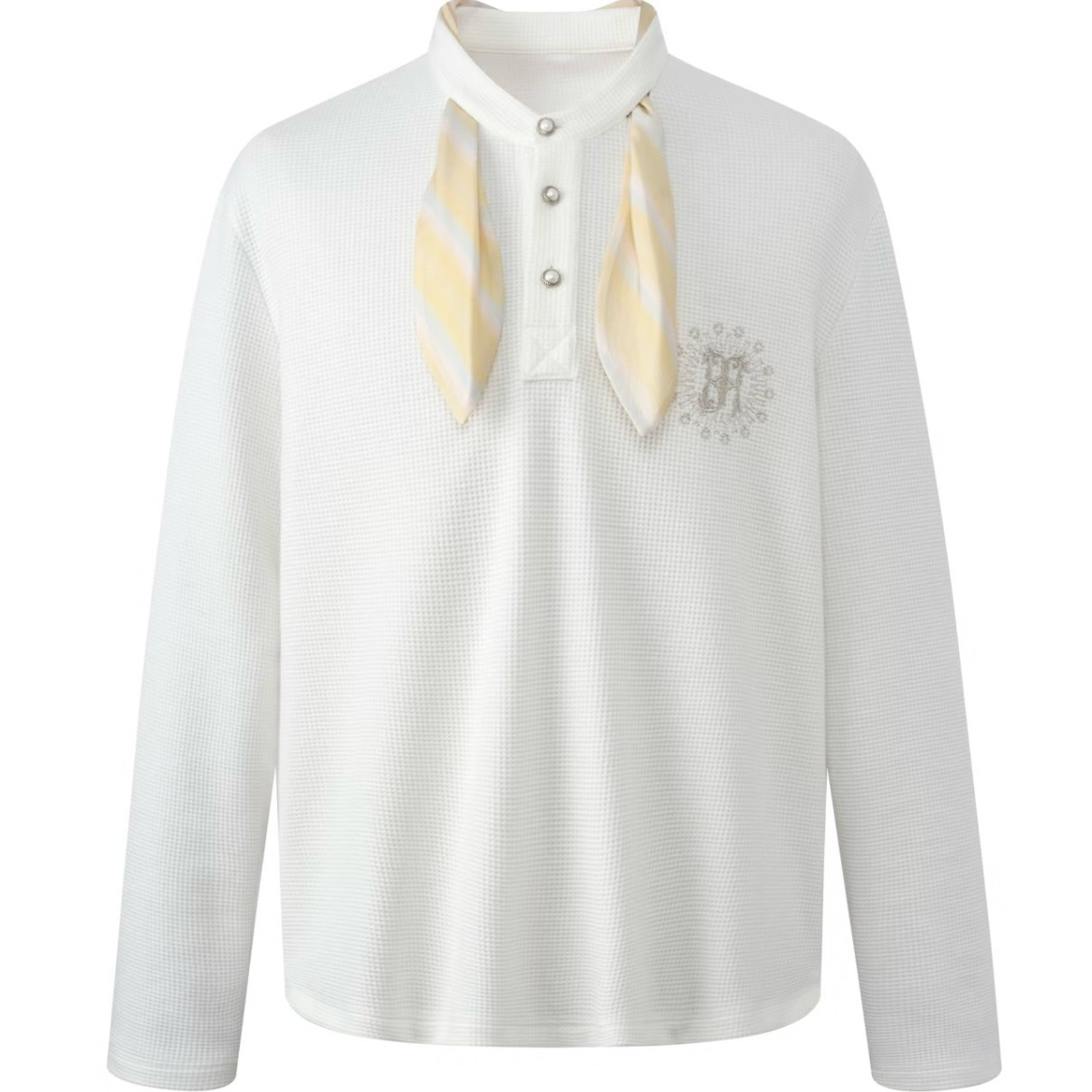 BORC亨利领巾POLO长袖T恤