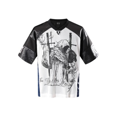 TBHNP骑士印花橄榄球服短袖