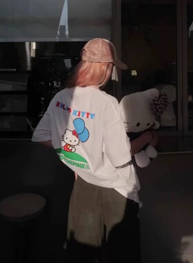 【国内正品】VandyThePink × HelloKitty 白色短袖T恤